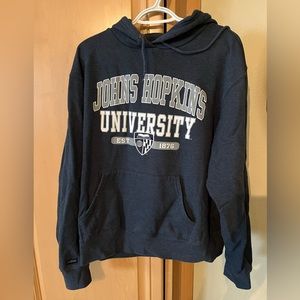 Johns Hopkins heathered navy hoodie